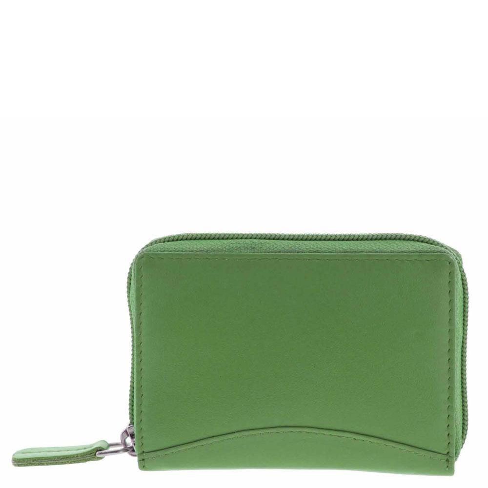 Unisex Stretch RFID Safe Soft Leather Expandable Card Wallet