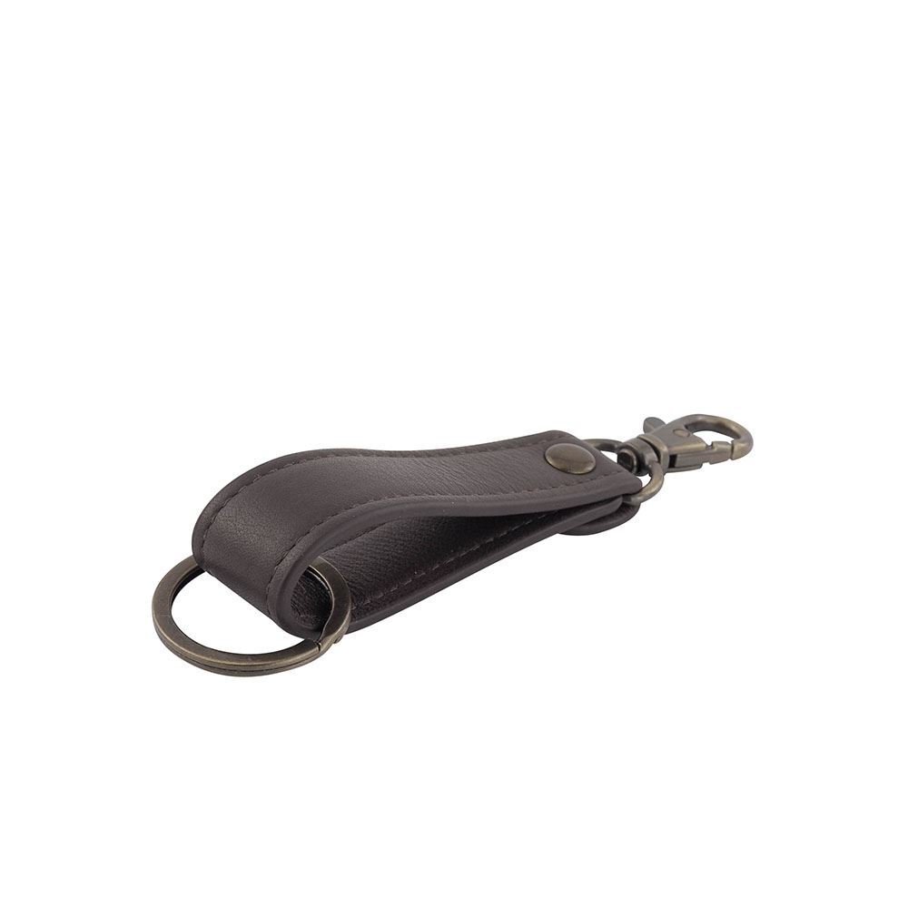 Unisex Genuine Leather Strap Keychain Key Ring Belt Loop Key Holder Men’s Women’ - Picture 18 of 40