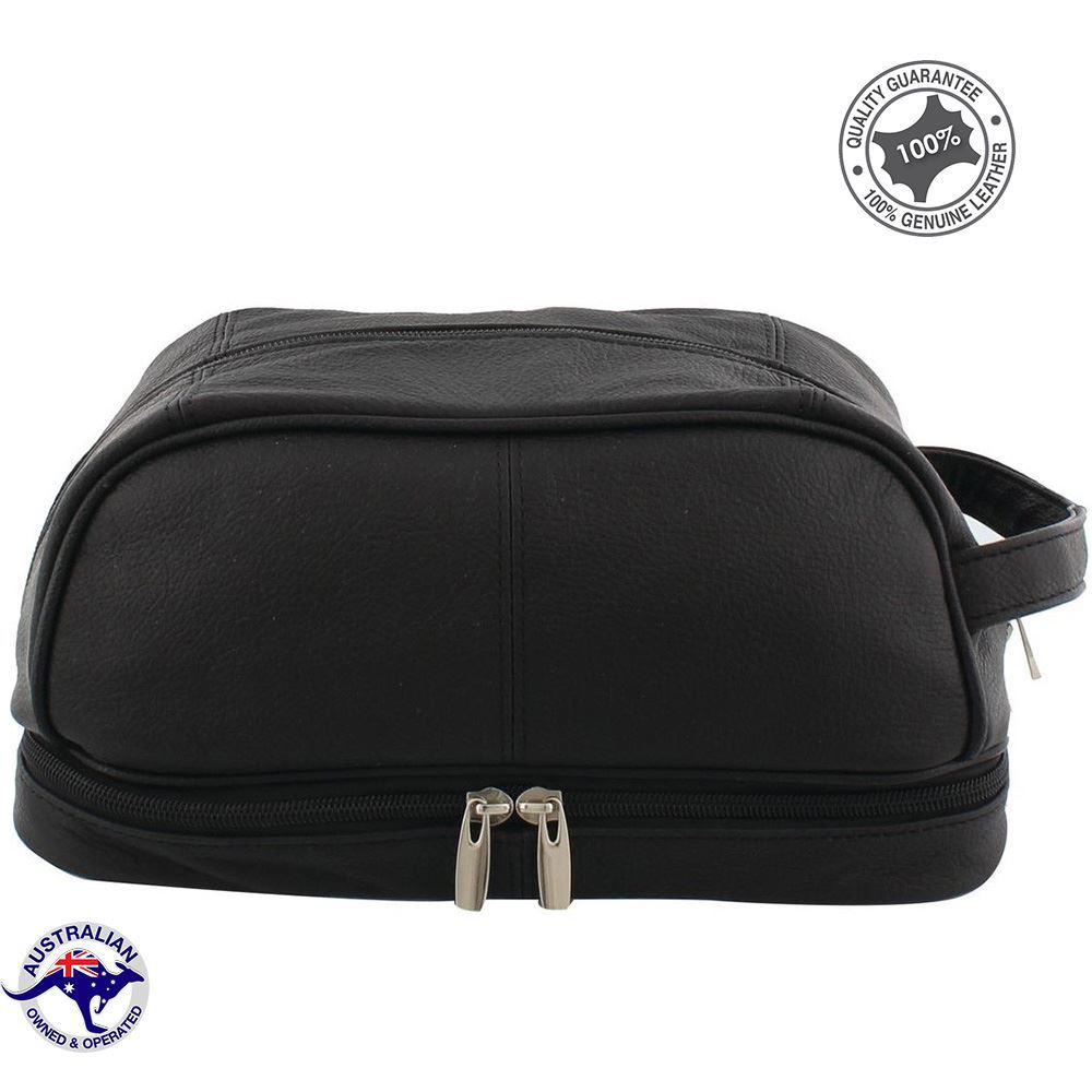 Men's Leather Toiletry Bag Canada Keweenaw Bay Indian Community