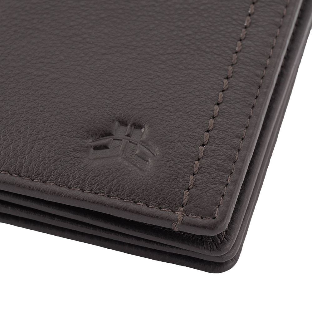 Men’s Genuine Leather RFID Protected Bi-Fold Wallet Business Card Holder-Ephesus - Picture 36 of 36