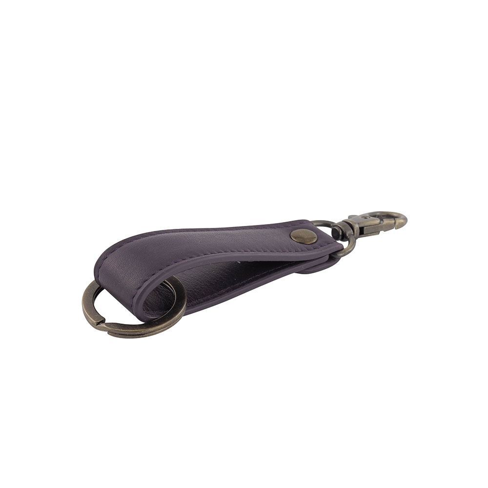Unisex Genuine Leather Strap Keychain Key Ring Belt Loop Key Holder Men’s Women’ - Picture 25 of 40