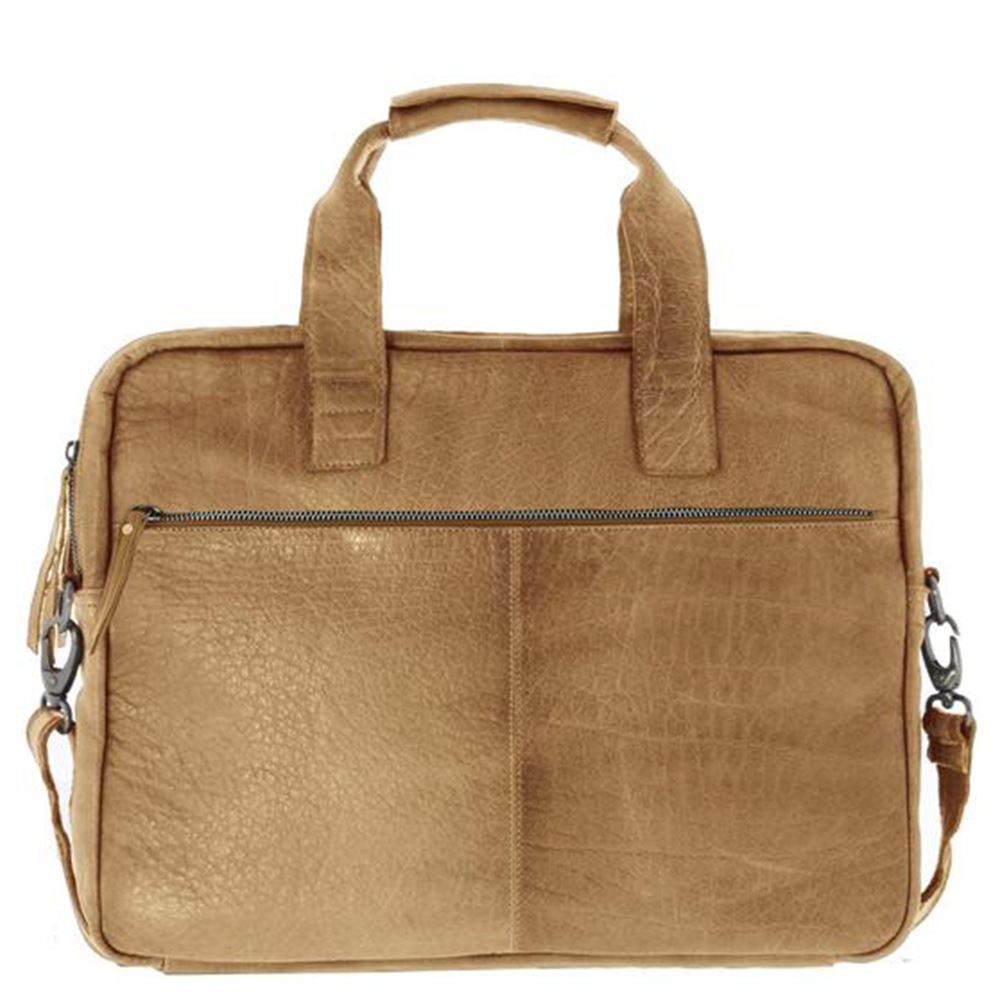 Unisex Genuine Soft Leather Large Lawson Briefcase New - Picture 25 of 84