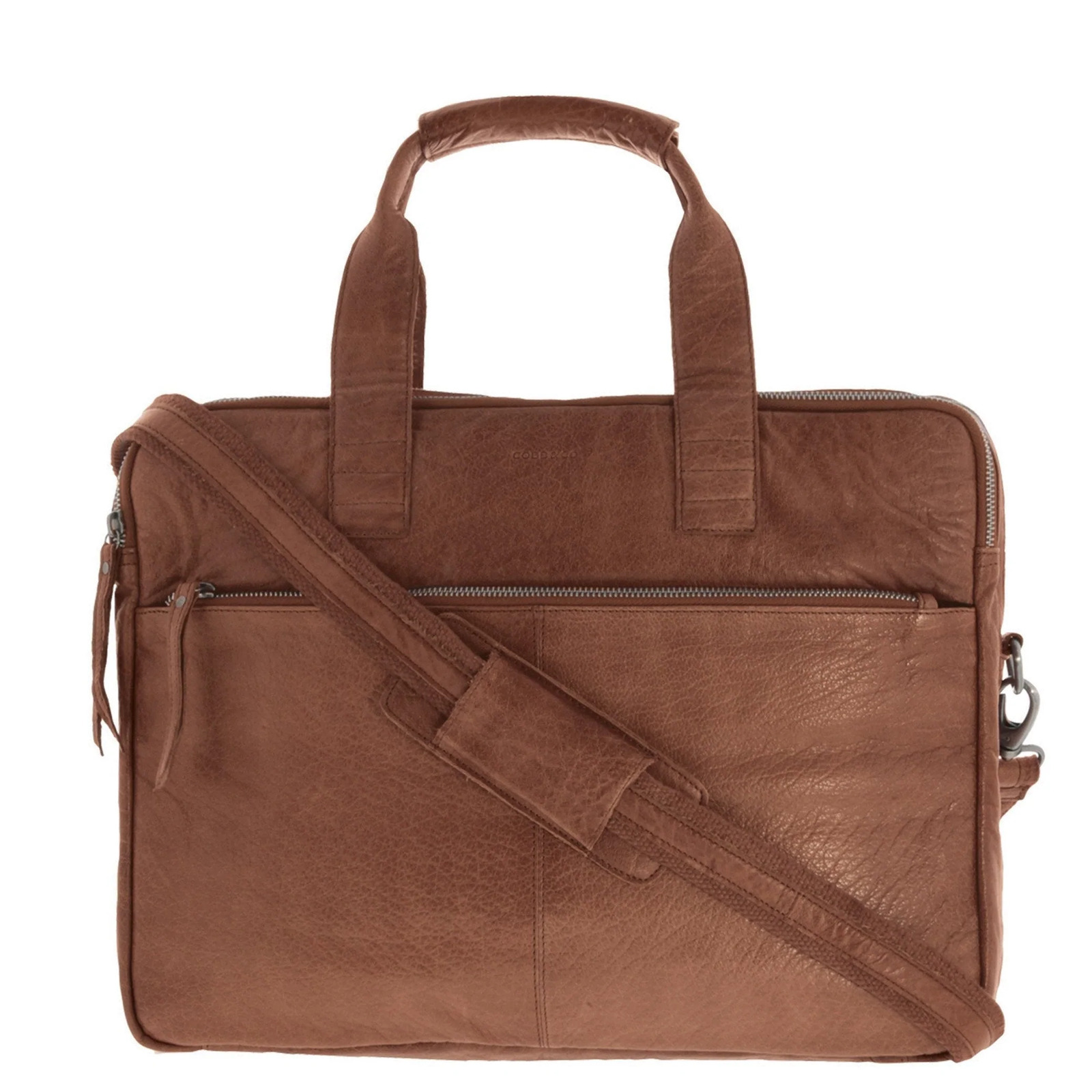 Unisex Genuine Soft Leather Large Lawson Briefcase New - Picture 73 of 84