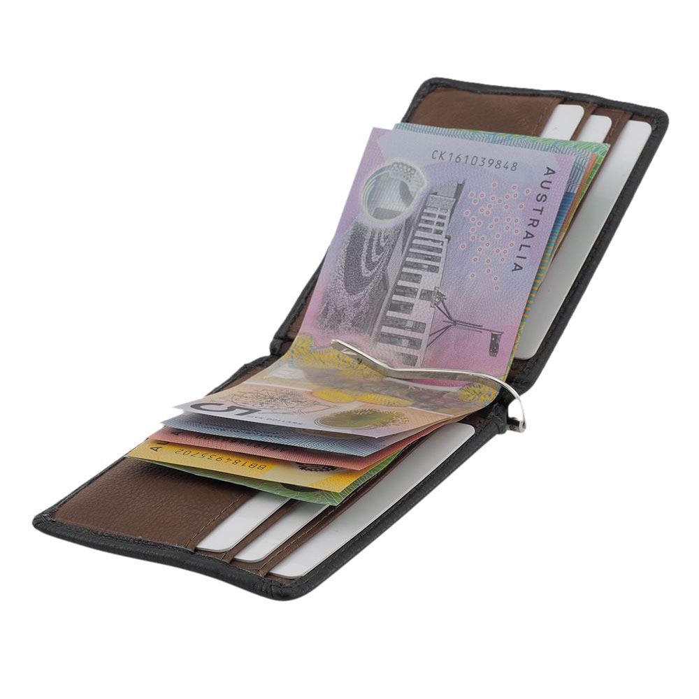 mens wallet with money clip