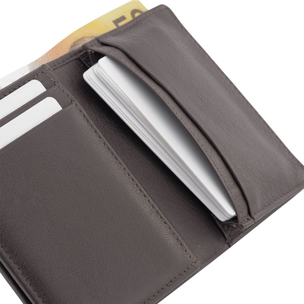 Men’s Genuine Leather RFID Protected Bi-Fold Wallet Business Card Holder-Ephesus - Picture 31 of 36