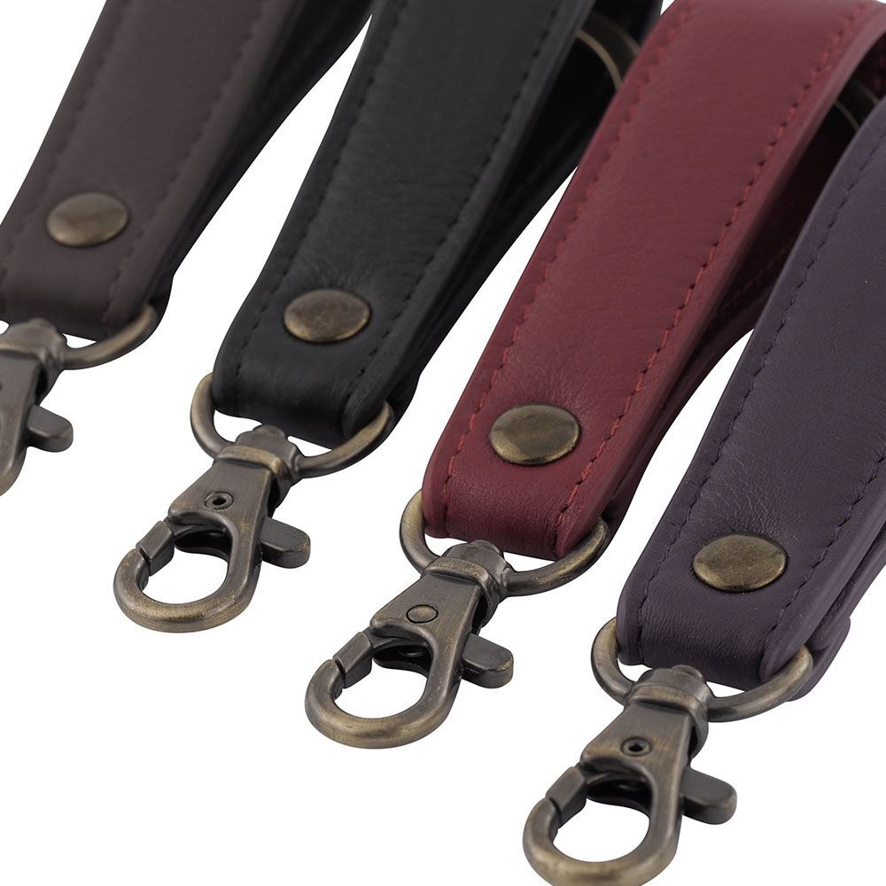 Leather key ring strap on sale