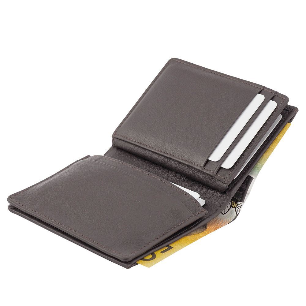 Men’s Genuine Leather RFID Protected Bi-Fold Wallet Business Card Holder-Ephesus - Picture 32 of 36
