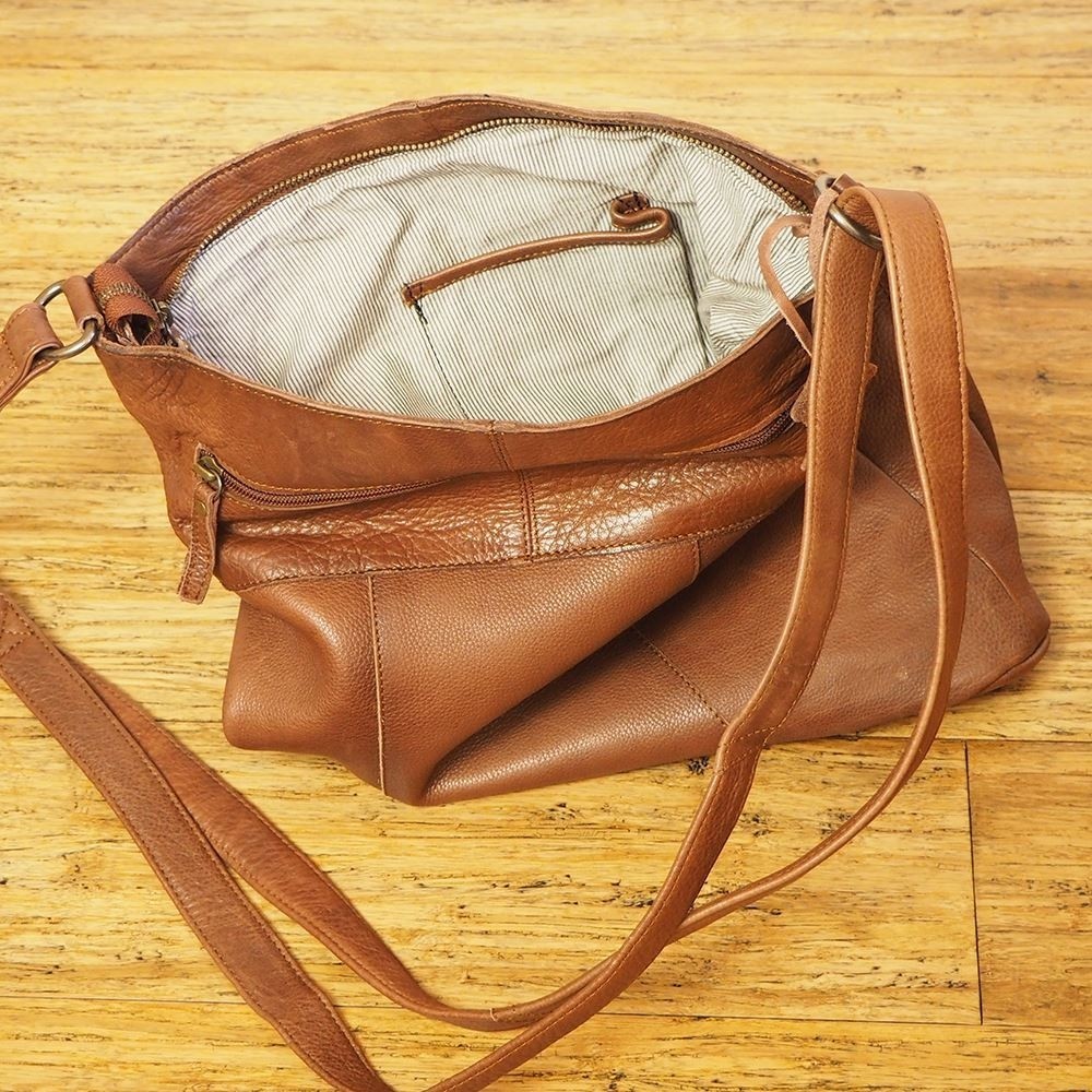 Women’s Bags Genuine Leather Large Messenger Shoulder Bag Crossbody Rugged hid | eBay