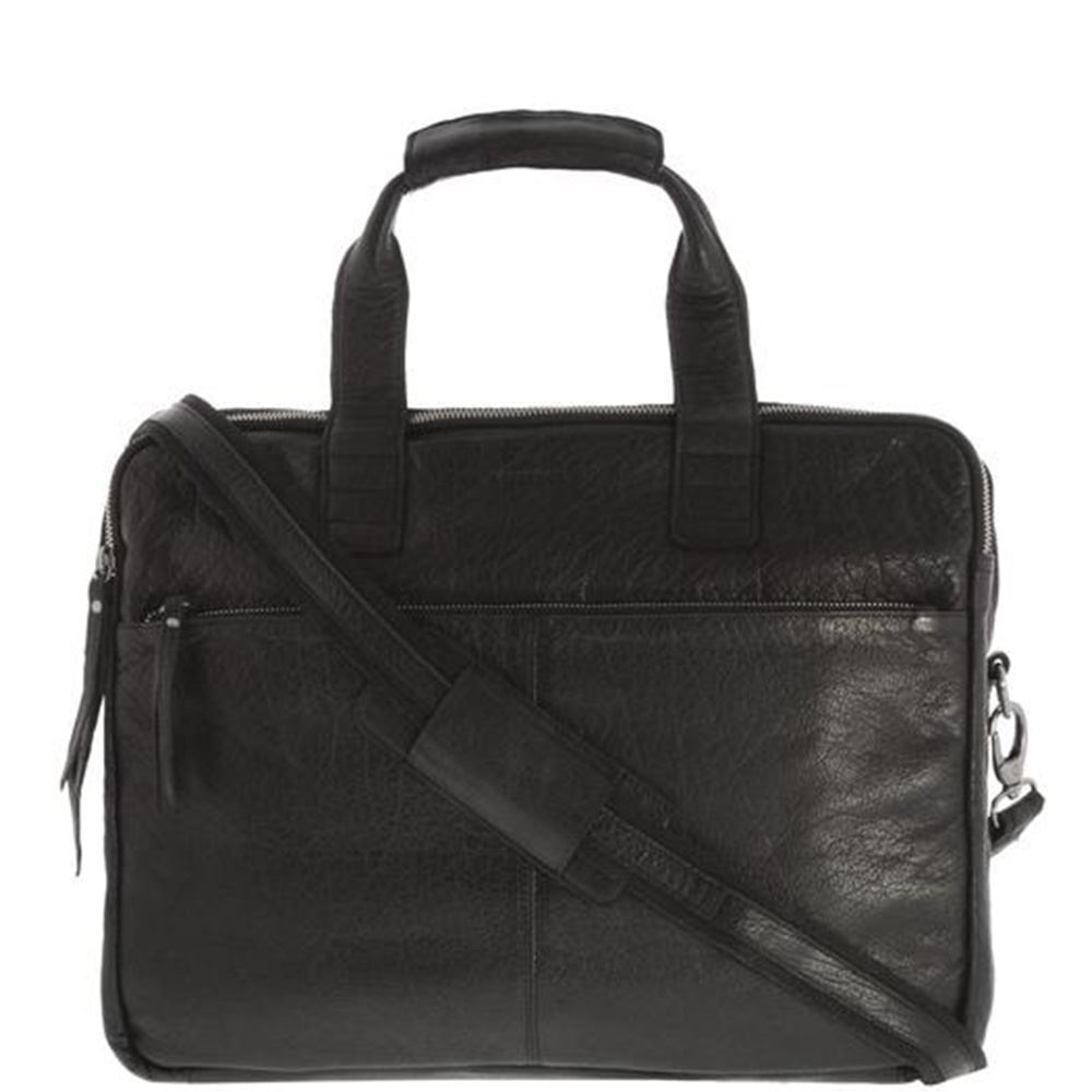 Unisex Genuine Soft Leather Medium Size Lawson Briefcase