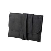 New Best  Quality Full Grain Cow Hide Leather Tobacco Pouch Black,Tan Unisex 