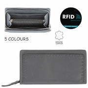 Women's  RFID Genuine Soft  Leather Purse / Jilly