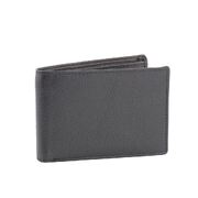 RFID Genuine Men's Soft Leather Small Slimmest Wallet Takes 9 Cards
