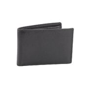 RFID Genuine Men's Soft Leather Small Slimmest Wallet with Coin Pocket