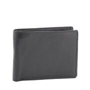 Full Grain Leather Wallet Black 12 Cards Wallet