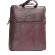EVA- Genuine Premium Rugged Cowhide Leather Convertible Shoulder Bag and Backpack