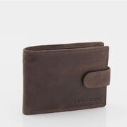 Man’s Wallet Rugged Hide RFID Bi-Fold Wallet