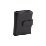 Strato Wallet – Premium Leather & Aluminium RFID Card Holder