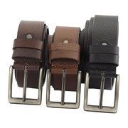 Pebble Buffalo Leather Belt