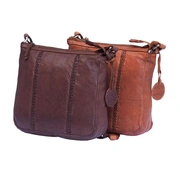 Valencia Crossbody Bag – Premium Washed Cowhide Leather