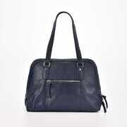Cremorne-RFID Protective Genuine Leather Business Bag with Padded Laptop Sleeve