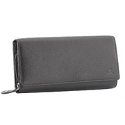 RFID Women’s Genuine Full Grain Soft Leather Ladies Long Wallet Purse 