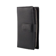Women’s RFID Genuine Soft Leather Wallet Zipper Clutch Card Purse