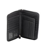 Soft Genuine Leather Designer Double Zip RFID Protected Wallet/Purse