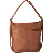 New Genuine Premium Cowhide Leather Women Convertible Shoulder Bag and Backpack