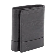 Three-way Wax-Men’s Genuine Cowhide Veg Tanned Leather RFID Tri-Fold Wallet