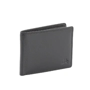Men's Genuine Leather Wallet RFID Blocking Bifold Anti-Theft Security