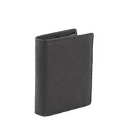 Unisex RFID Blocking Rugged Leather Compact Bifold Wallet