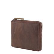 Premium Genuine Full Grain Cowhide Leather Multi Colors Zip around RFID Unisex Wallet 