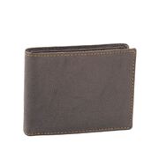 Genuine Leather RFID Protected Wallet with Coin Section
