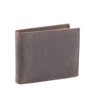 Men’s Genuine Rugged Leather RFID Wallet