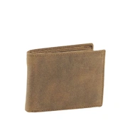 Men’s RFID Genuine Premium Cowhide RUGGED HIDE Leather Slim Wallet