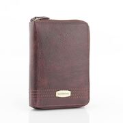 Women’s Soft Genuine Leather Designer Double Zip RFID Protected Wallet/Purse