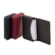 Genuine Leather Unisex RFID Credit Card Wallet Full Grain Leather