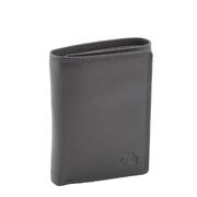 RFID Men's Genuine Vegetable Tanned 3-Fold Leather Wallet