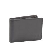 Men's Small Slim Wallet Genuine Soft Veg Tanned Leather RFID Blocking