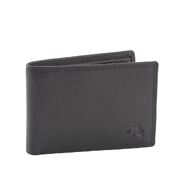 Genuine Men's Soft Veg Tanned Leather Small RFID Slim Wallet