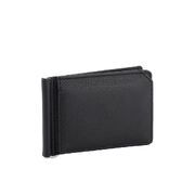 Genuine Leather Men RFID Protected Money Clip Wallet 