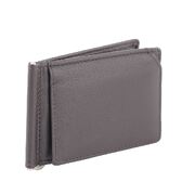 Genuine Leather Men RFID Protected Money Clip Wallet Brown