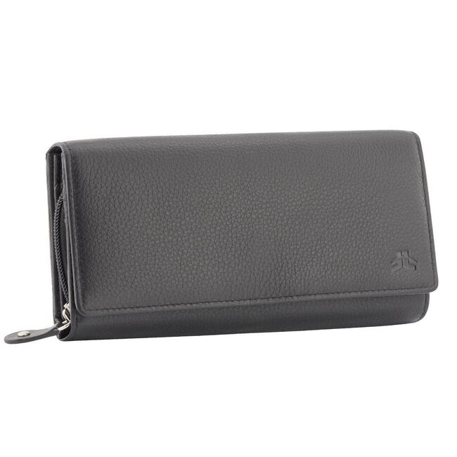 RFID Women's Genuine Full Grain Soft Leather Ladies Long Wallet Purse