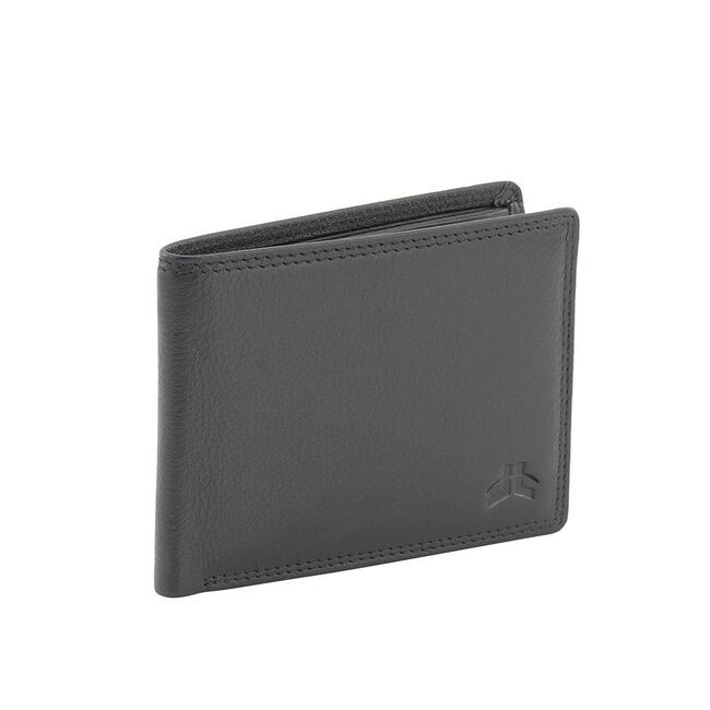 Men s Genuine Leather Wallet RFID Blocking Bifold Anti Theft Security